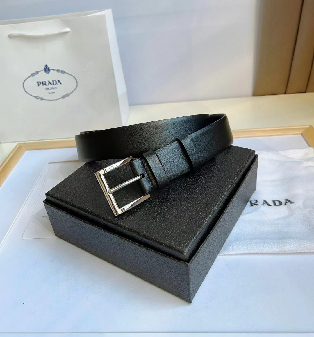 Prada Leather Belt - EUR FASHION