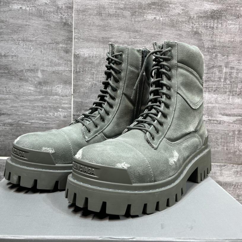 Balenciaga Men's Combat Strike 20mm Boot - EUR FASHION