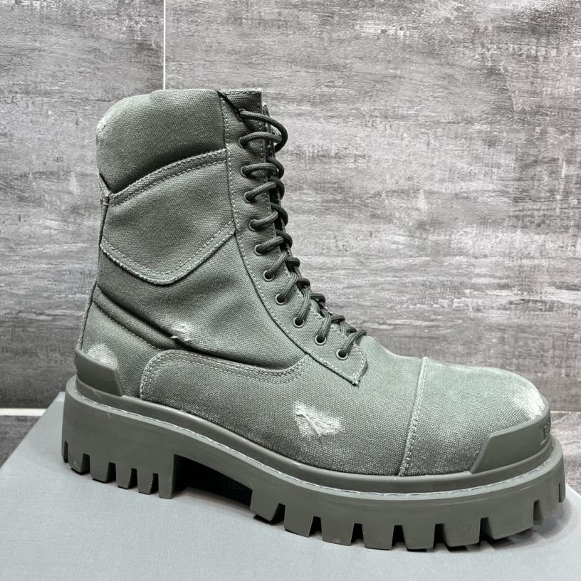 Balenciaga Men's Combat Strike 20mm Boot - EUR FASHION