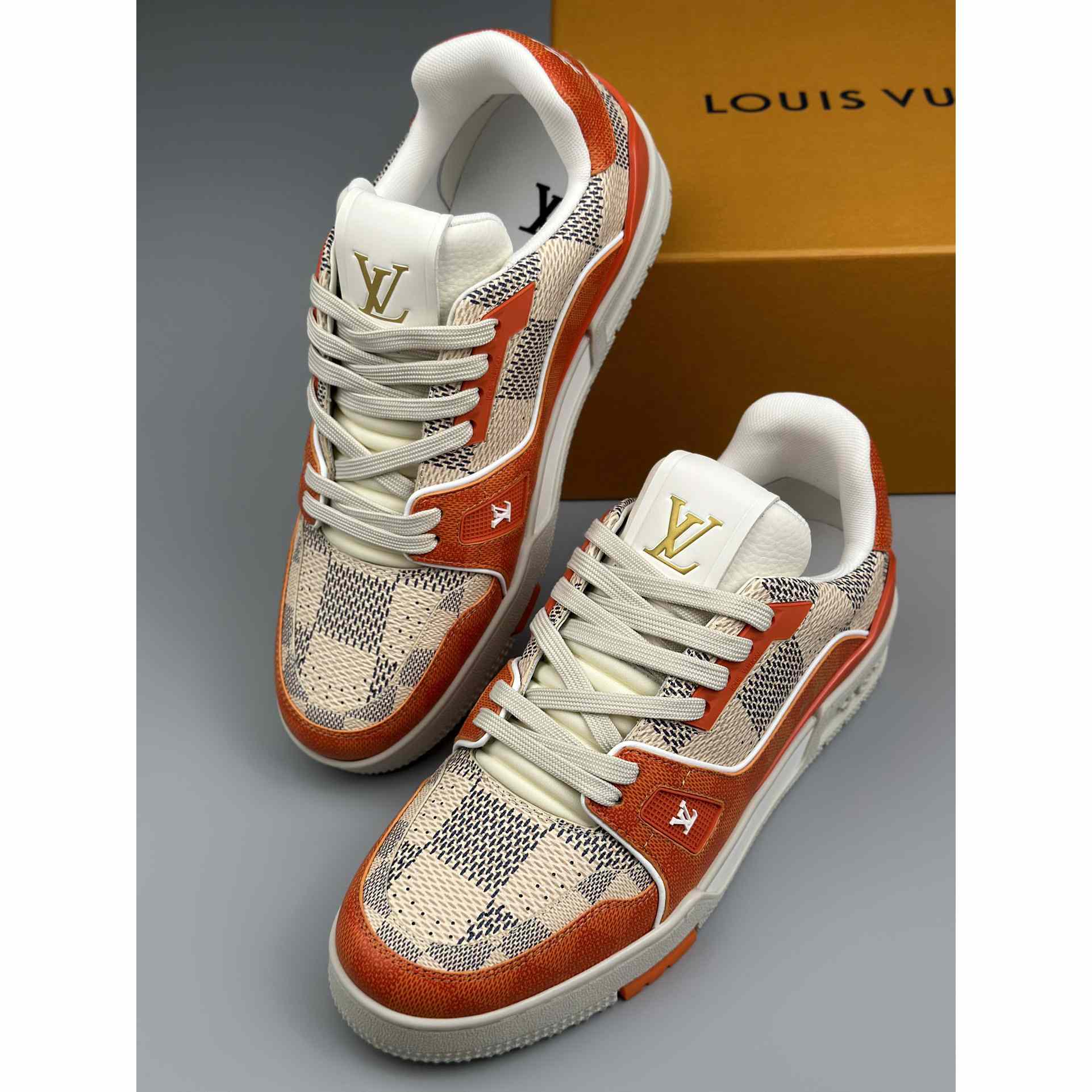 Louis Vuitton LV Trainer Sneaker (Upon UK Size) 1AC56P - EUR FASHION