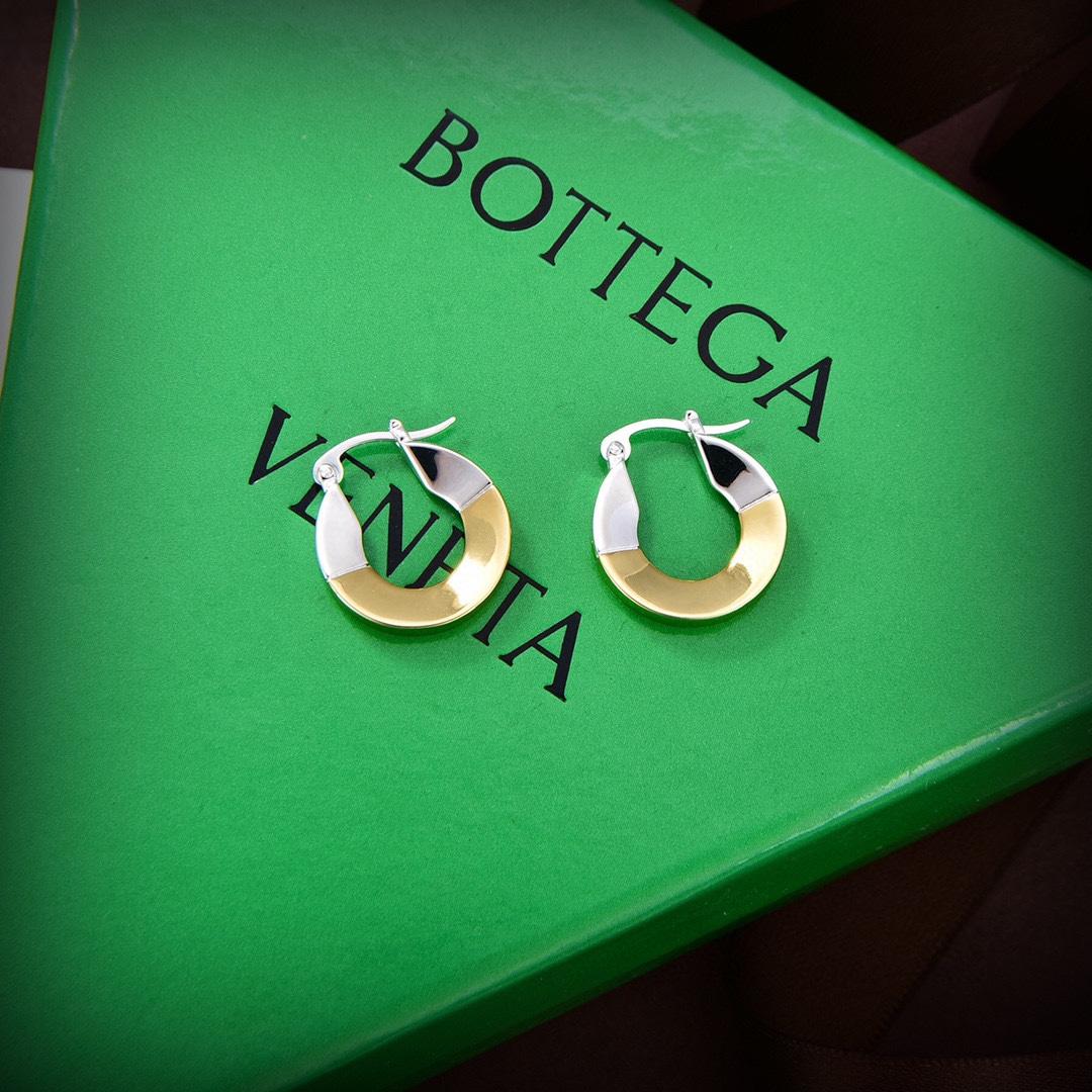 Bottega Veneta Joint Hoop Earrings - EUR FASHION