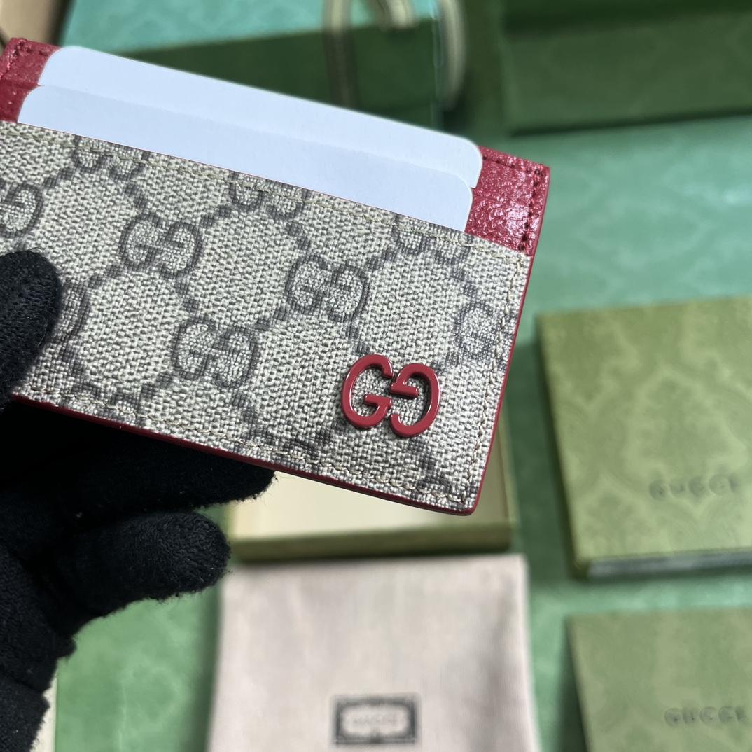 Gucci Card Case With GG Detail - EUR FASHION