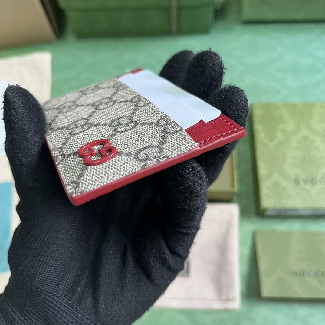 Gucci Card Case With GG Detail - EUR FASHION