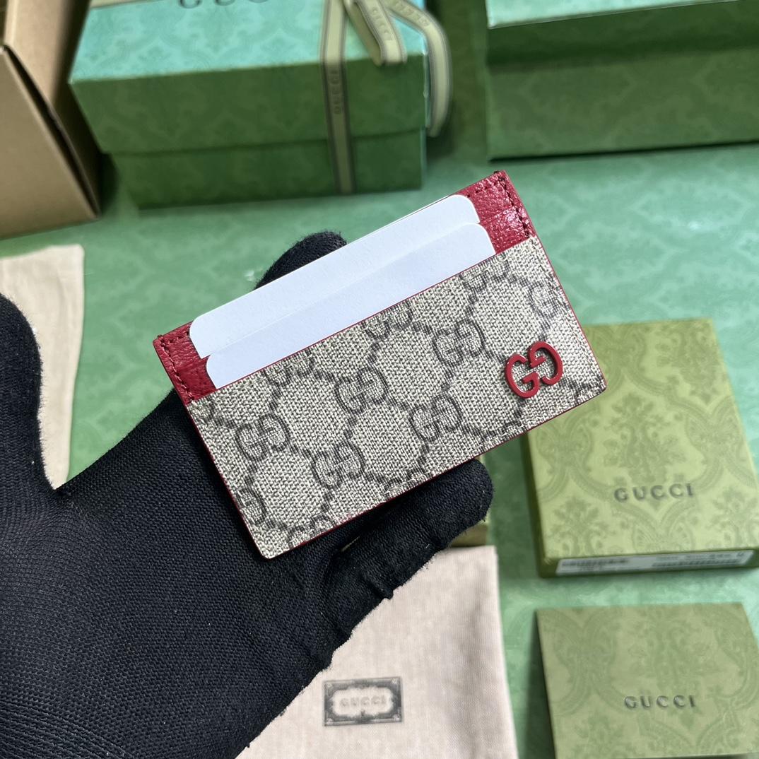 Gucci Card Case With GG Detail - EUR FASHION