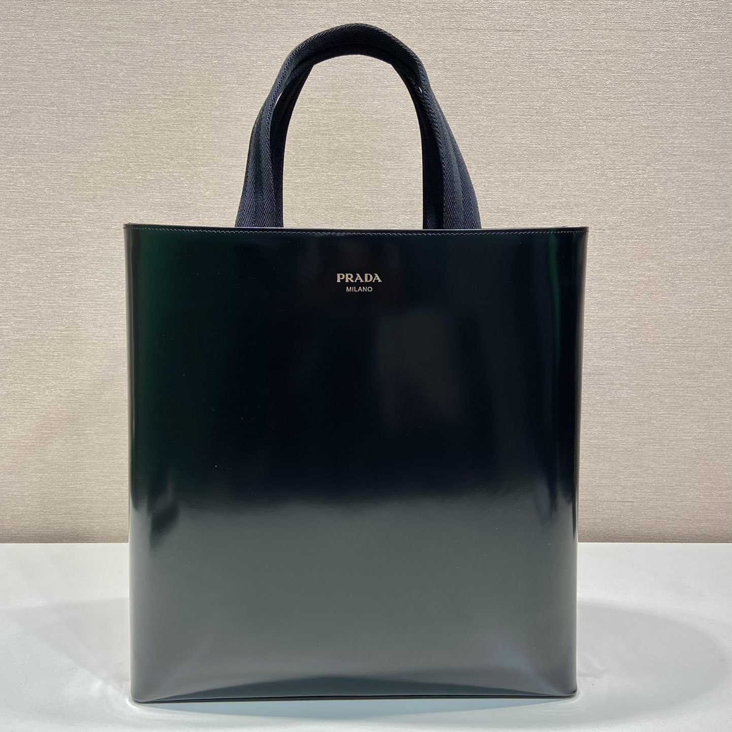 Prada Brushed Leather Tote With Water Bottle - EUR FASHION