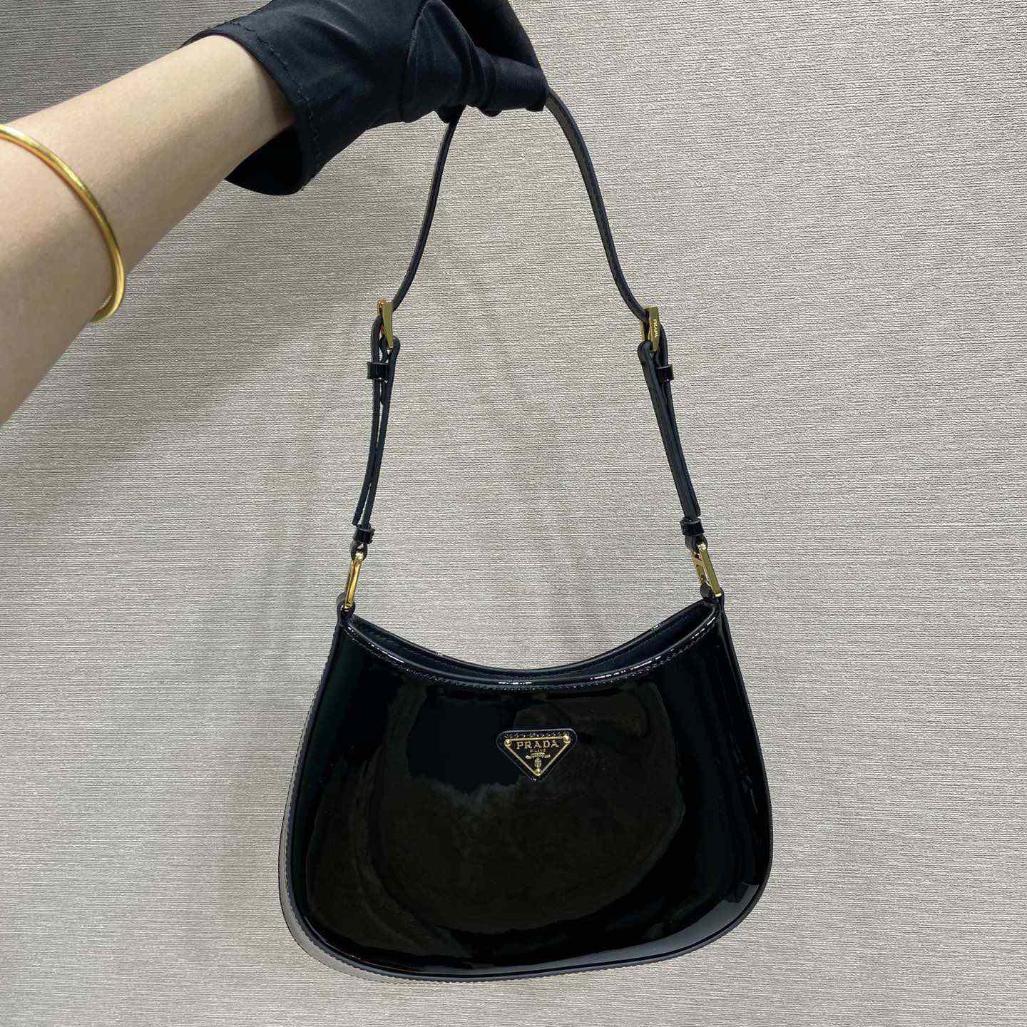 Prada Cleo Patent Leather Bag - EUR FASHION