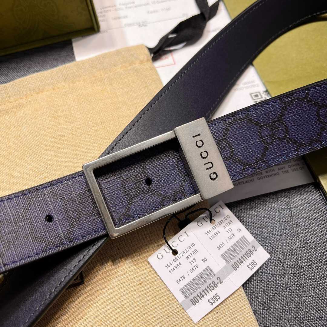 Gucci GG Belt With Rectangular Buckle  - EUR FASHION