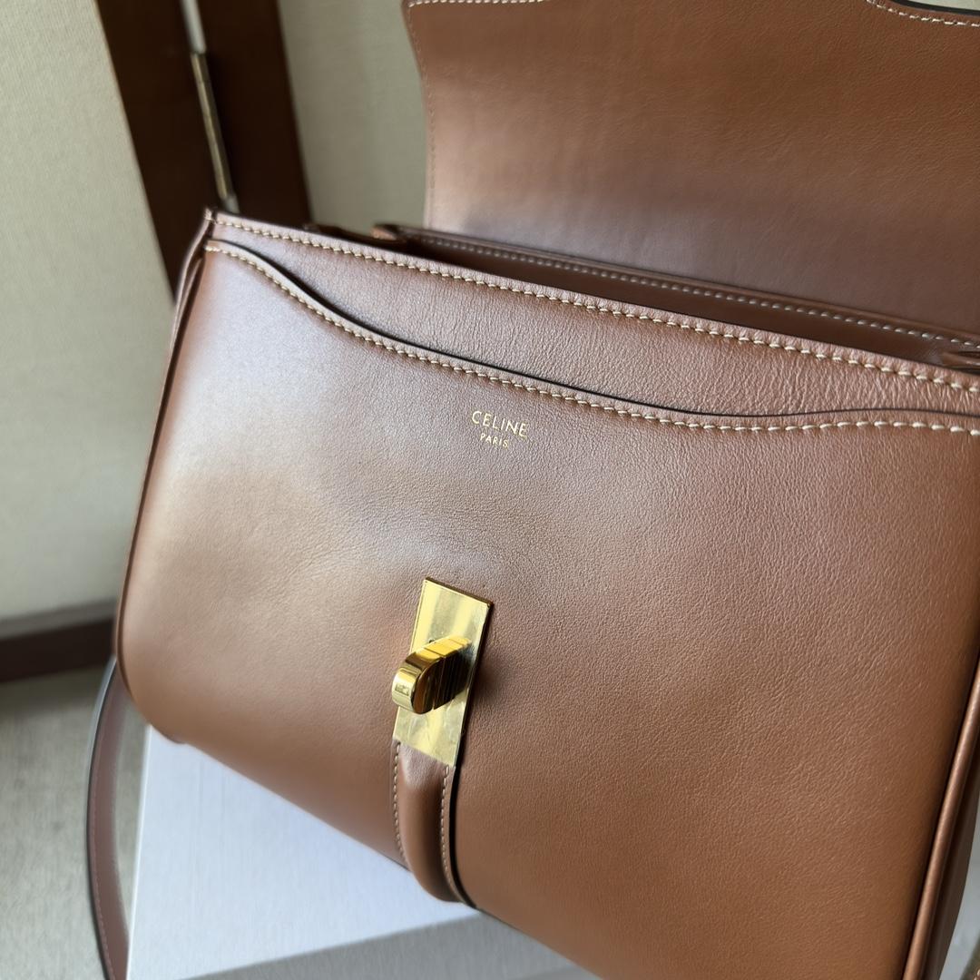 Celine Small 16 Bag In Natural Calfskin - EUR FASHION