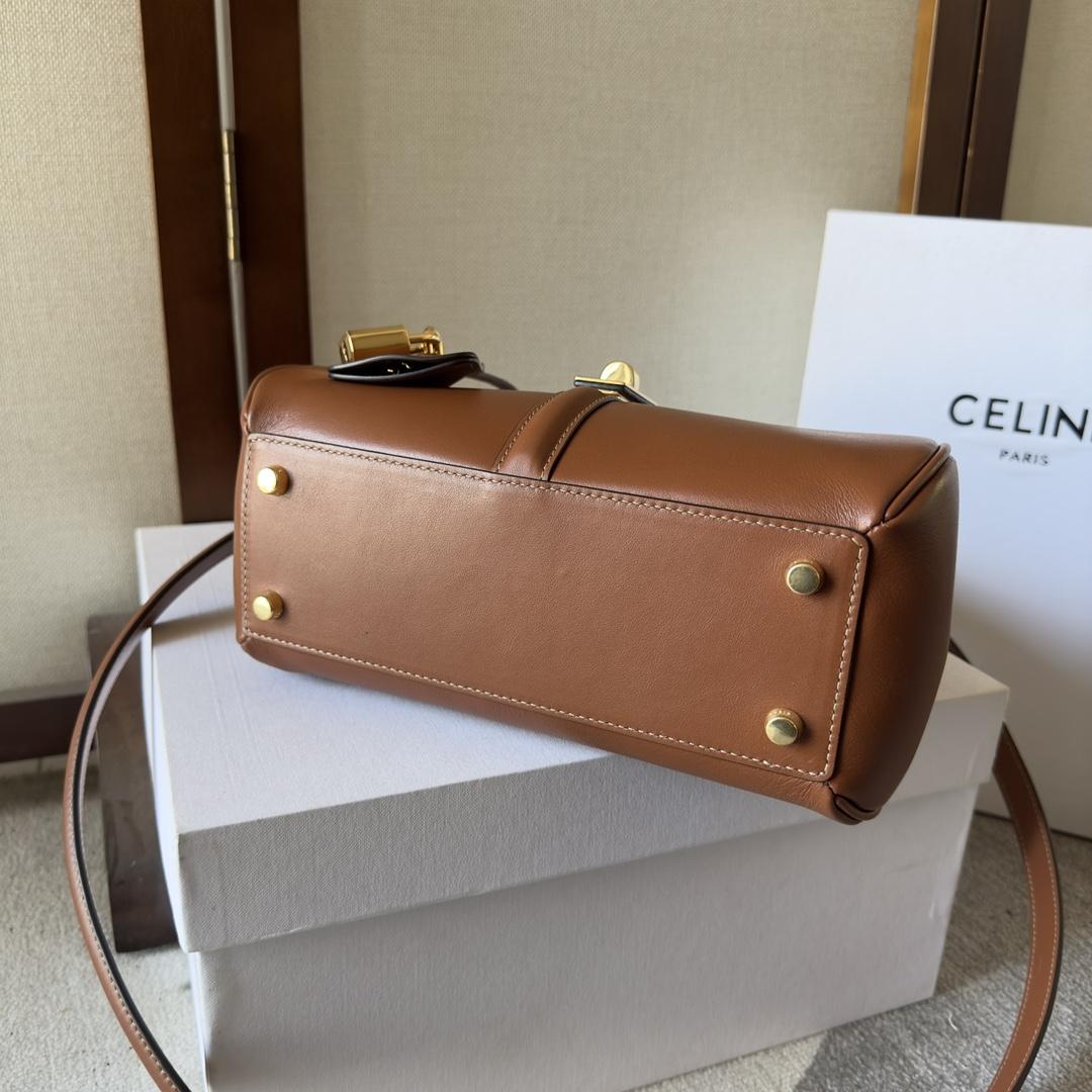 Celine Small 16 Bag In Natural Calfskin - EUR FASHION