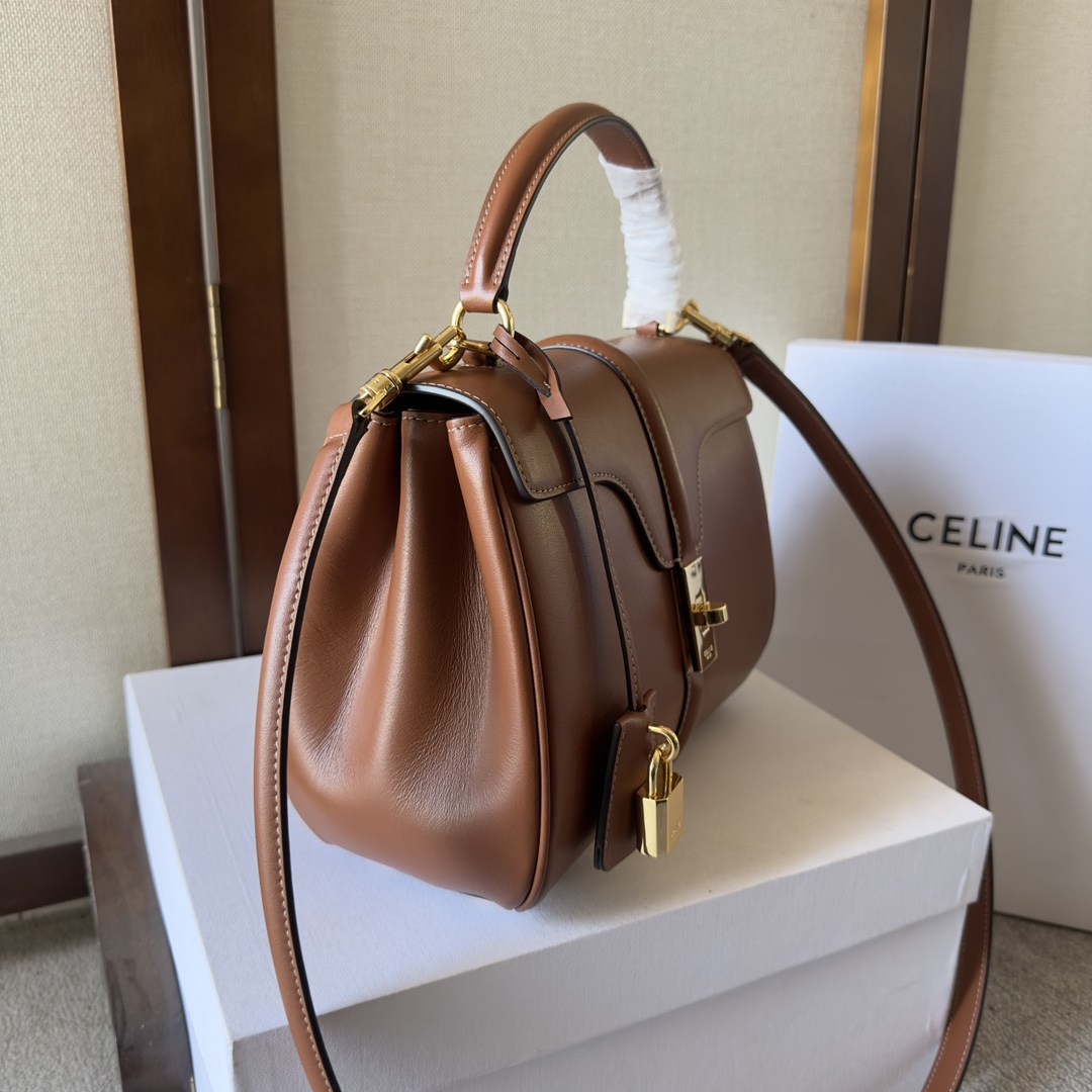 Celine Small 16 Bag In Natural Calfskin - EUR FASHION