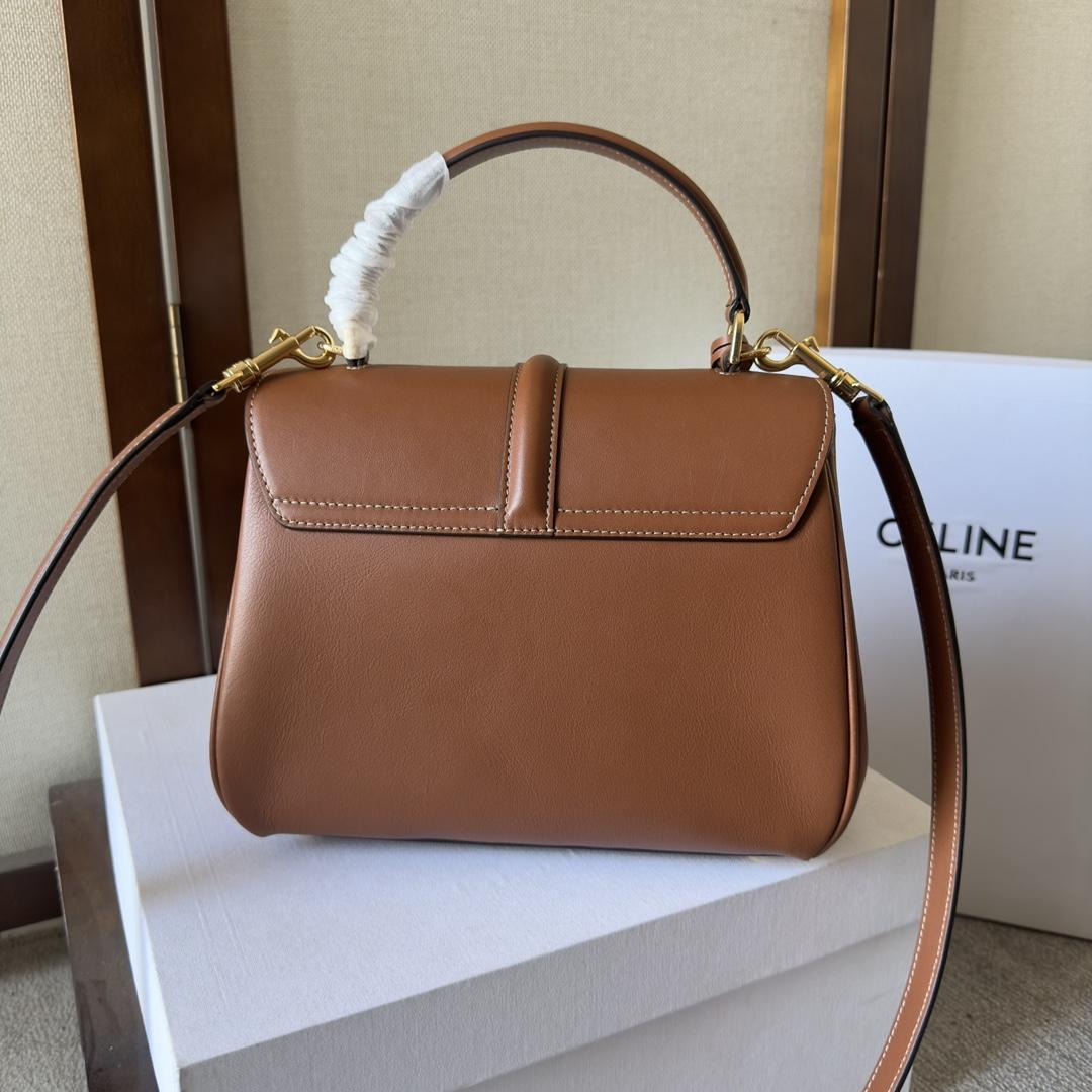 Celine Small 16 Bag In Natural Calfskin - EUR FASHION