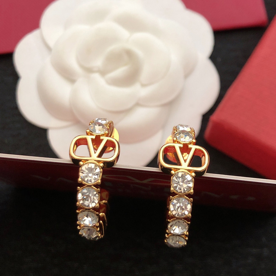 Valenti Vlogo Signature metal and Swarovski® crystal earrings - EUR FASHION