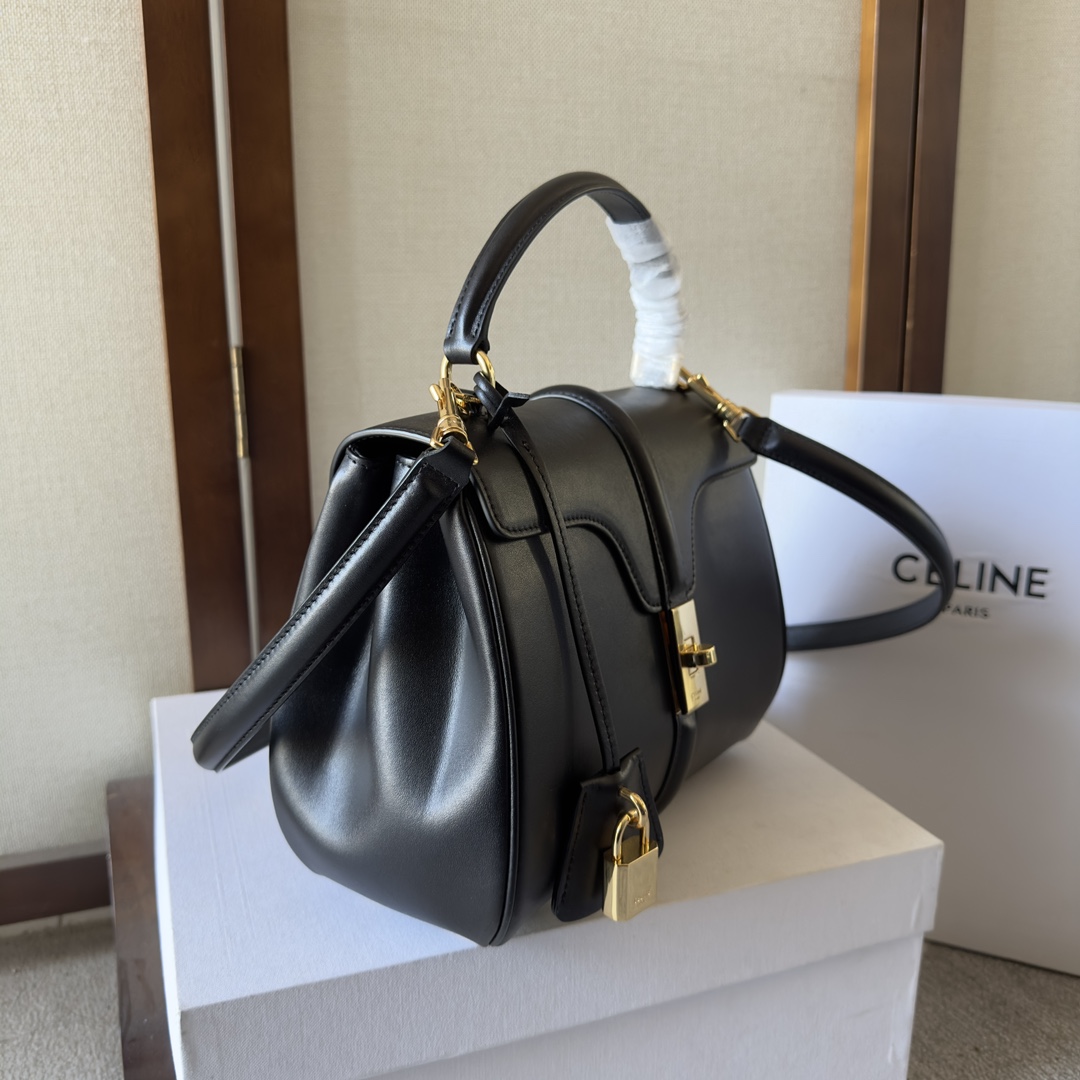 Celine Small 16 Bag In Satinated Calfskin - EUR FASHION