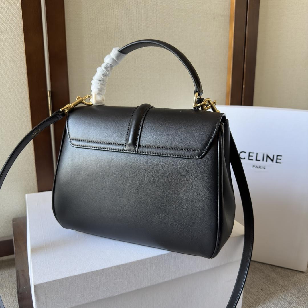 Celine Small 16 Bag In Satinated Calfskin - EUR FASHION