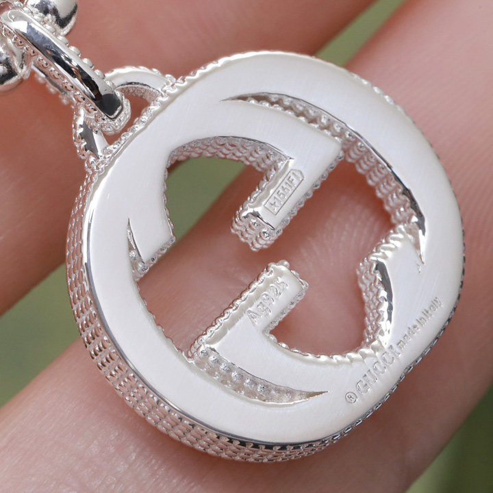 Gucci Interlocking G Necklace In Silver - EUR FASHION