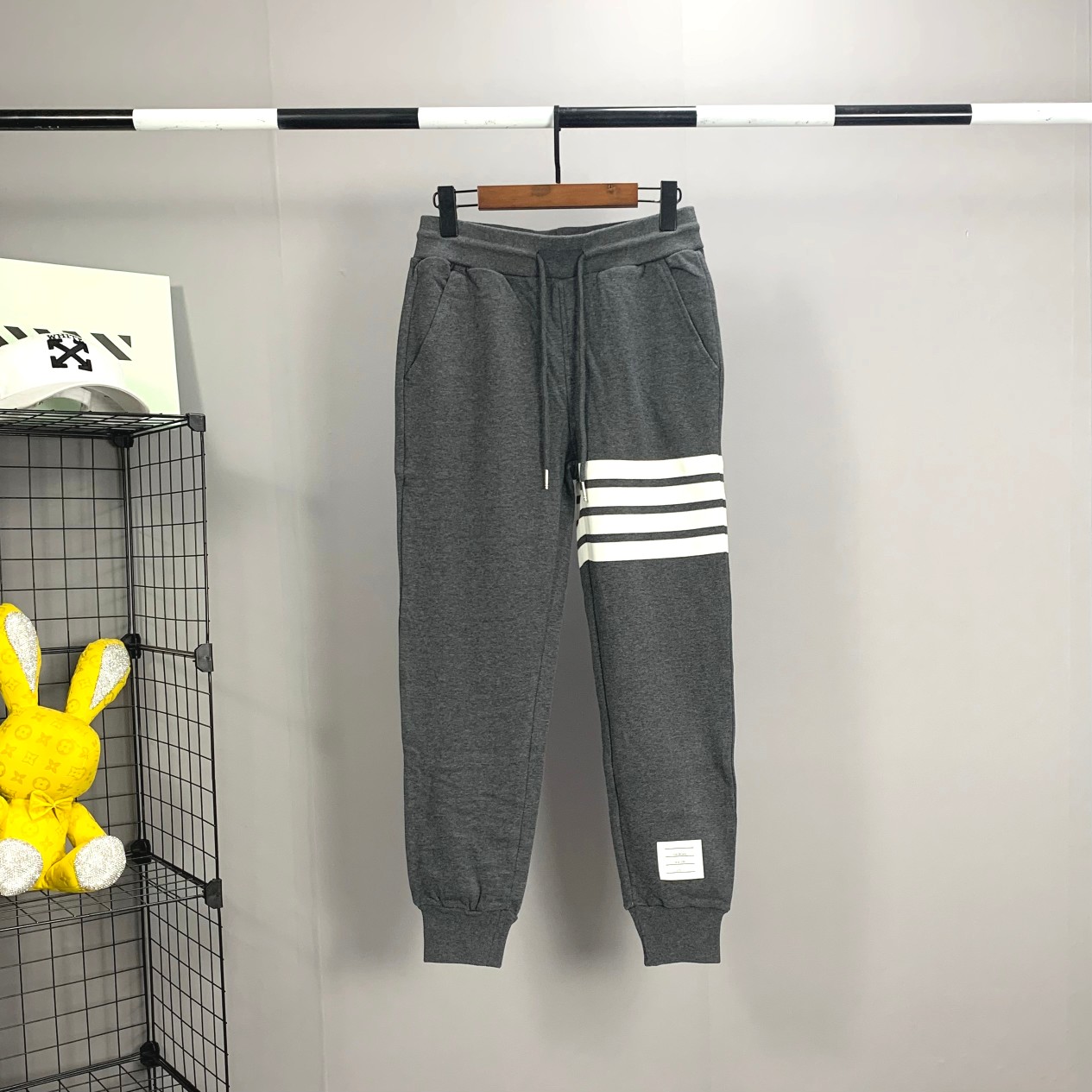 Thom Browne Four-Bar Detailed Track Pants - EUR FASHION