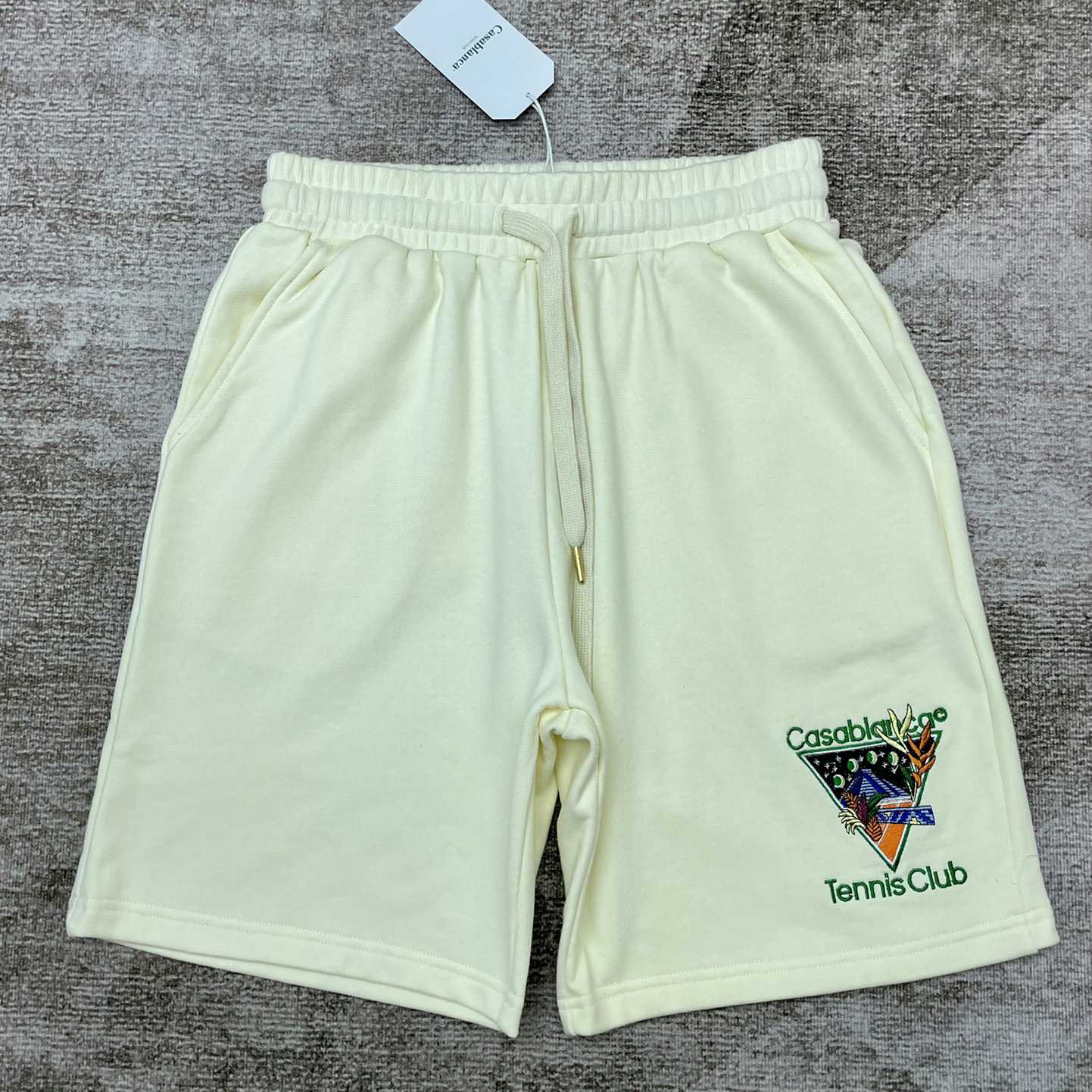 Casablanca Tennis Club Icon Embroidered Shorts - EUR FASHION