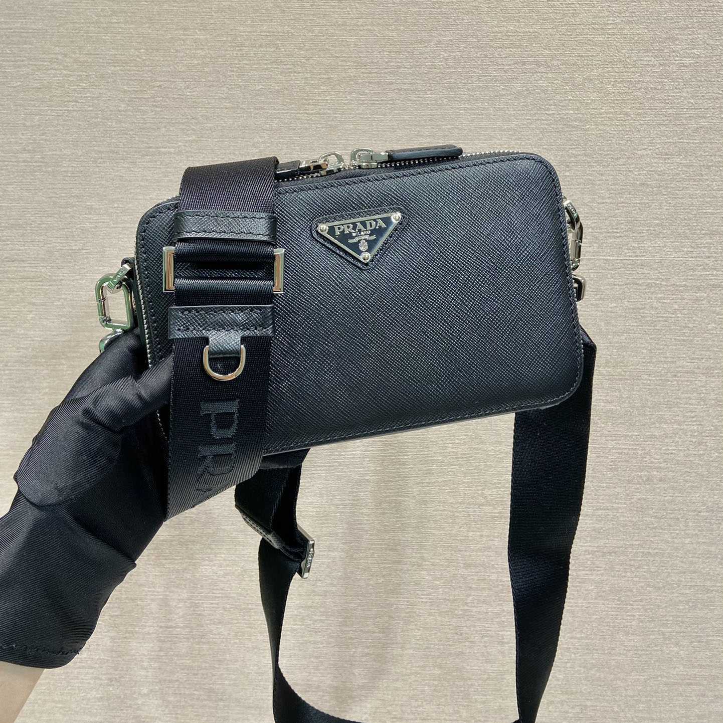 Prada Brique Saffiano Leather Bag - EUR FASHION