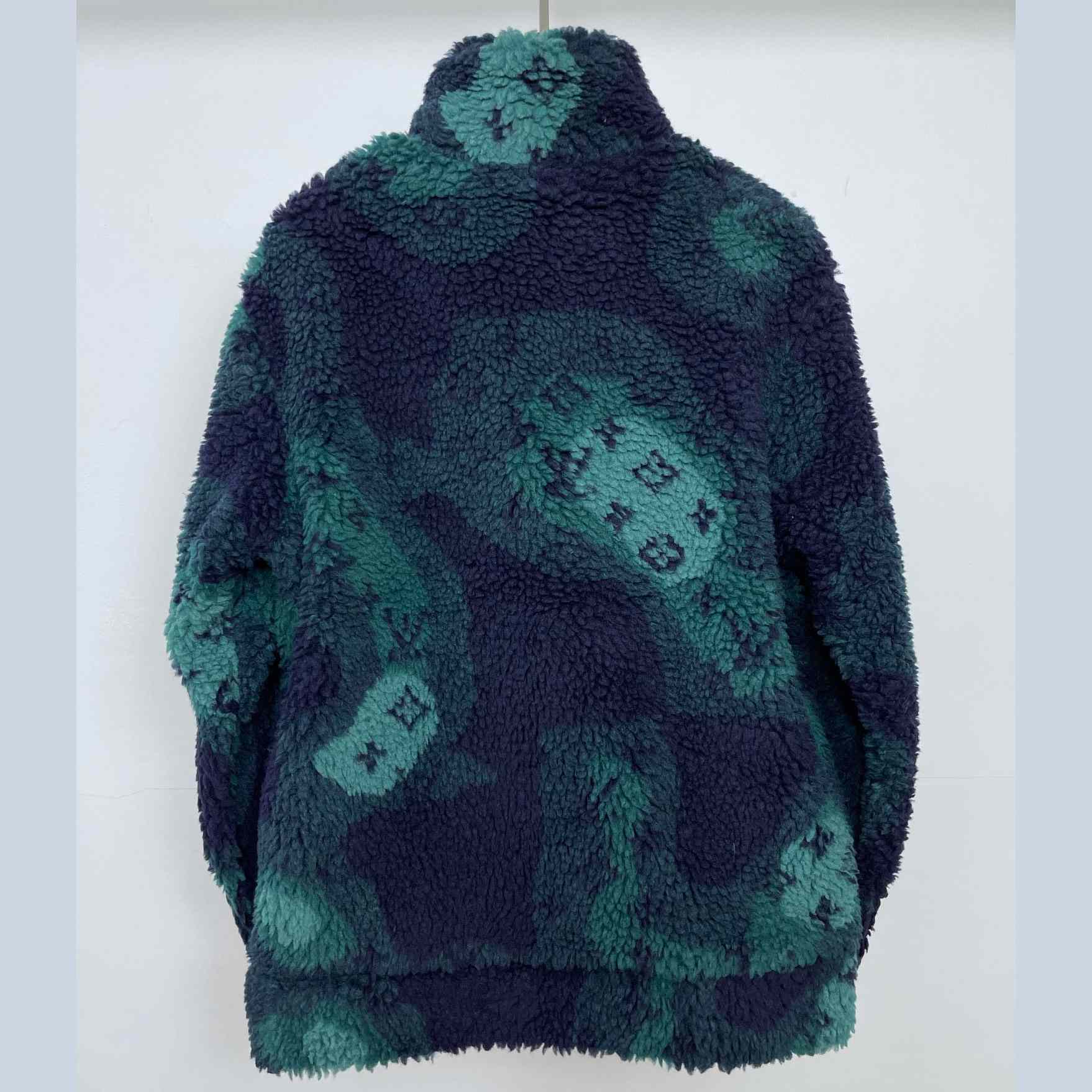 Louis Vuitton Monogram Camo Fleece Blouson     1AATYR - EUR FASHION