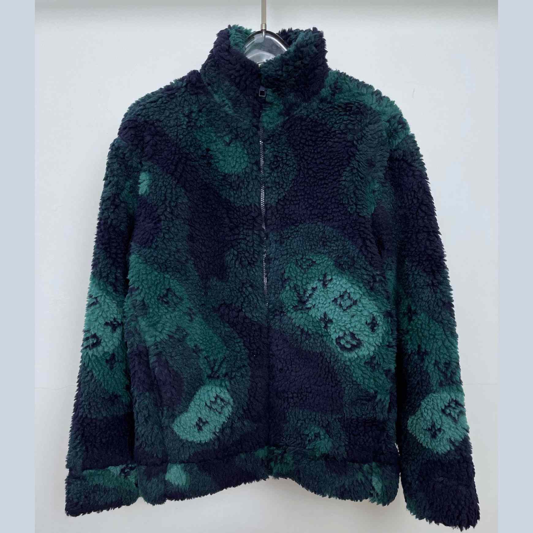 Louis Vuitton Monogram Camo Fleece Blouson     1AATYR - EUR FASHION