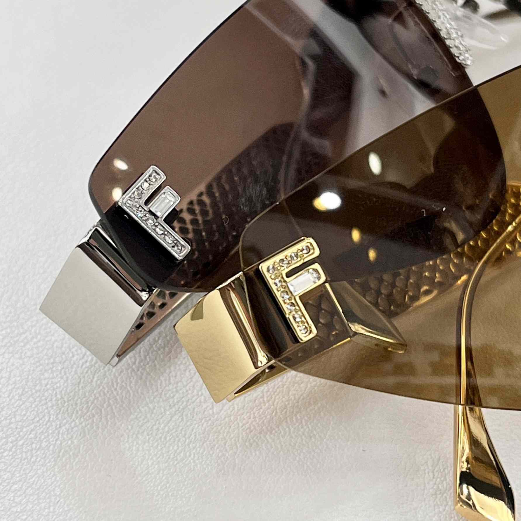 Fendi First Crystal Metal Sunglasses      FOL084V1 - EUR FASHION