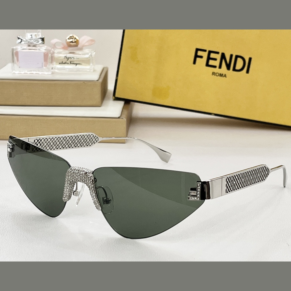 Fendi First Crystal Metal Sunglasses      FOL084V1 - EUR FASHION