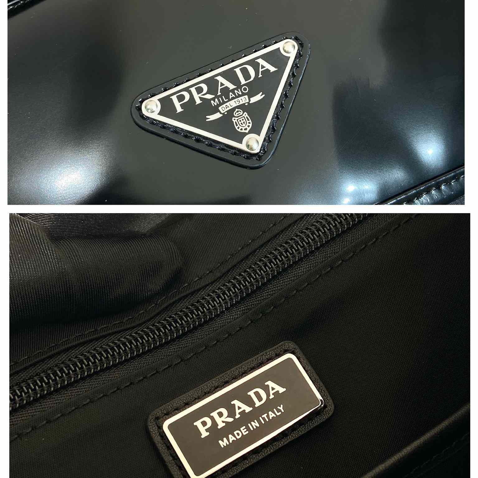 Prada Re-Nylon And Brushed Leather Backpack - EUR FASHION