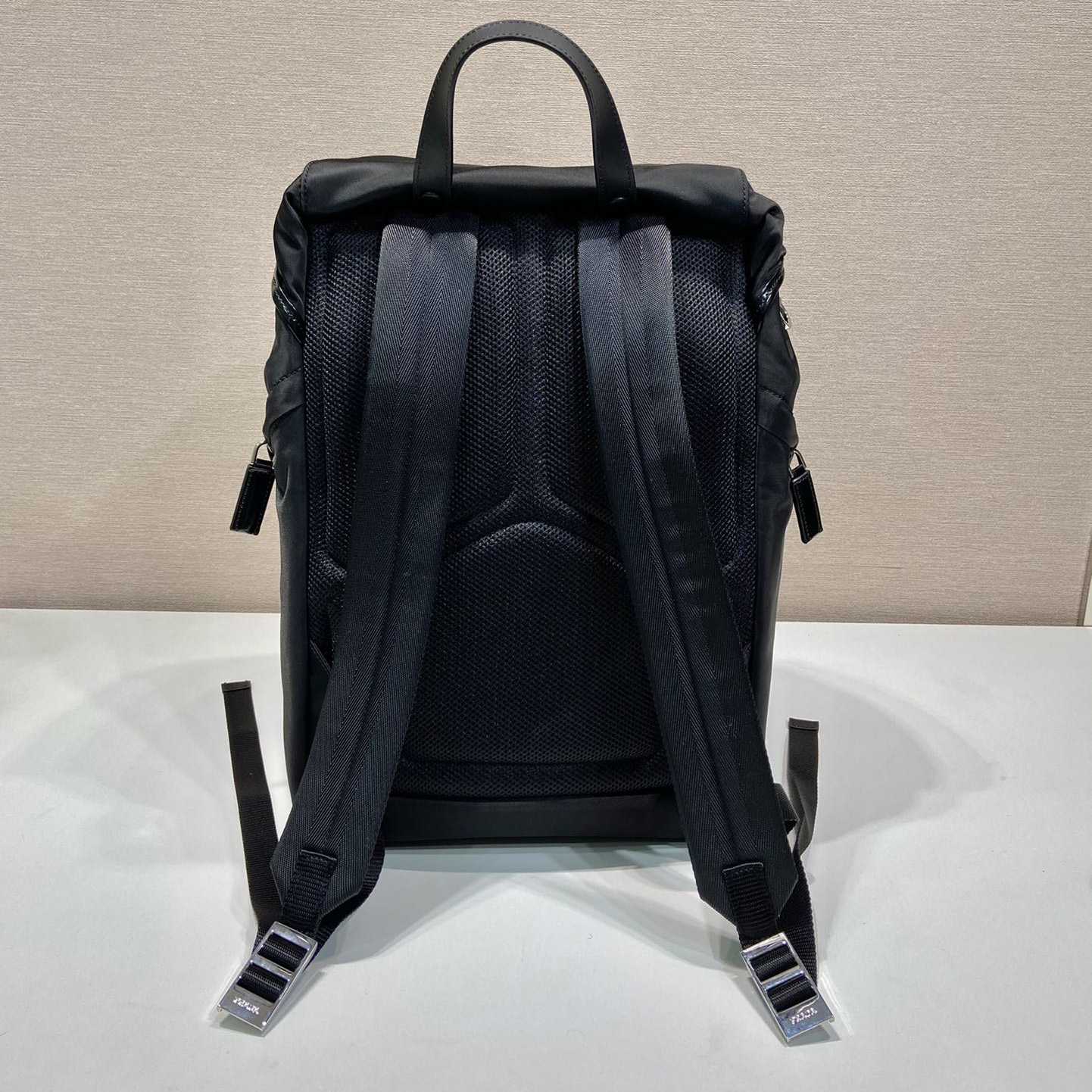 Prada Re-Nylon And Brushed Leather Backpack - EUR FASHION