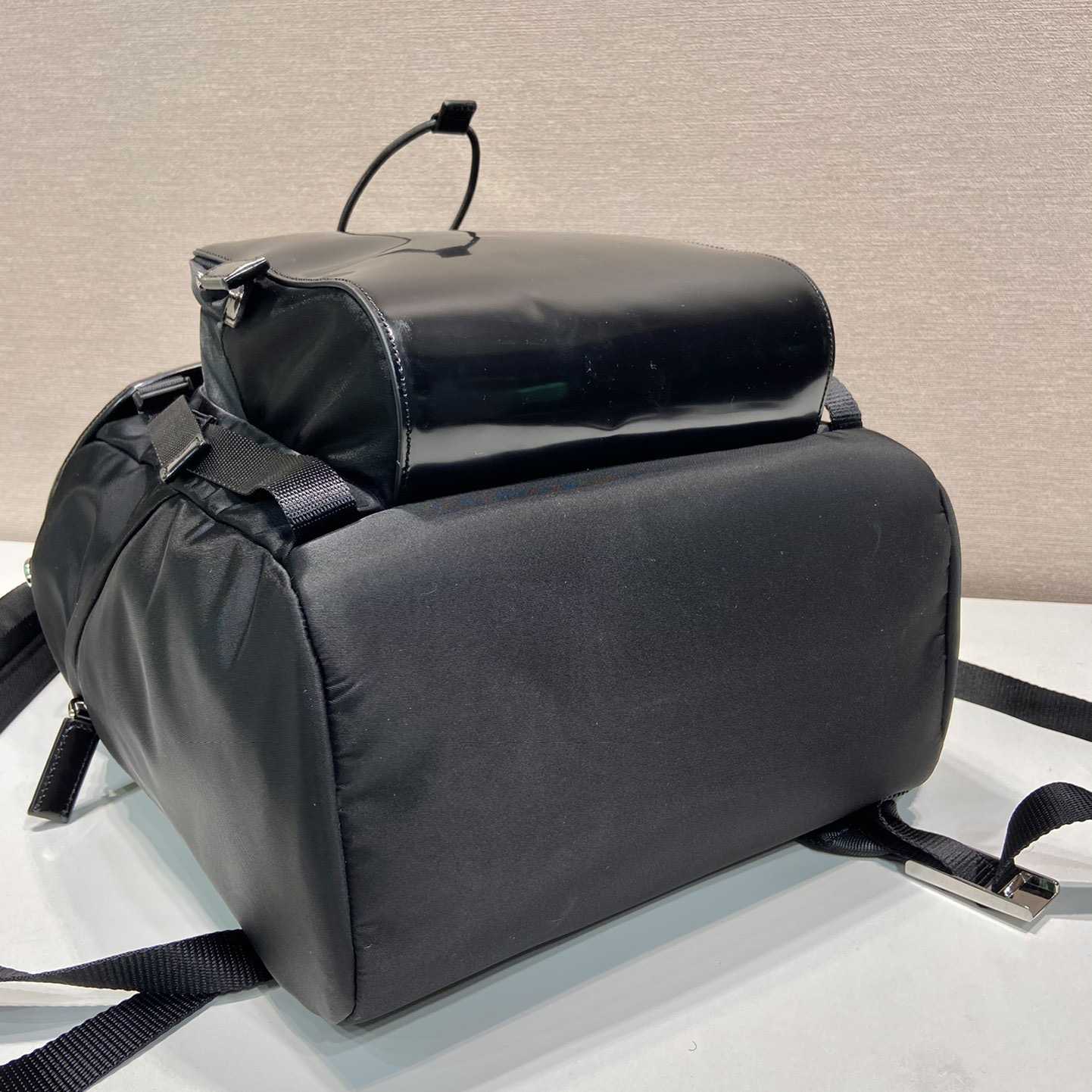 Prada Re-Nylon And Brushed Leather Backpack - EUR FASHION