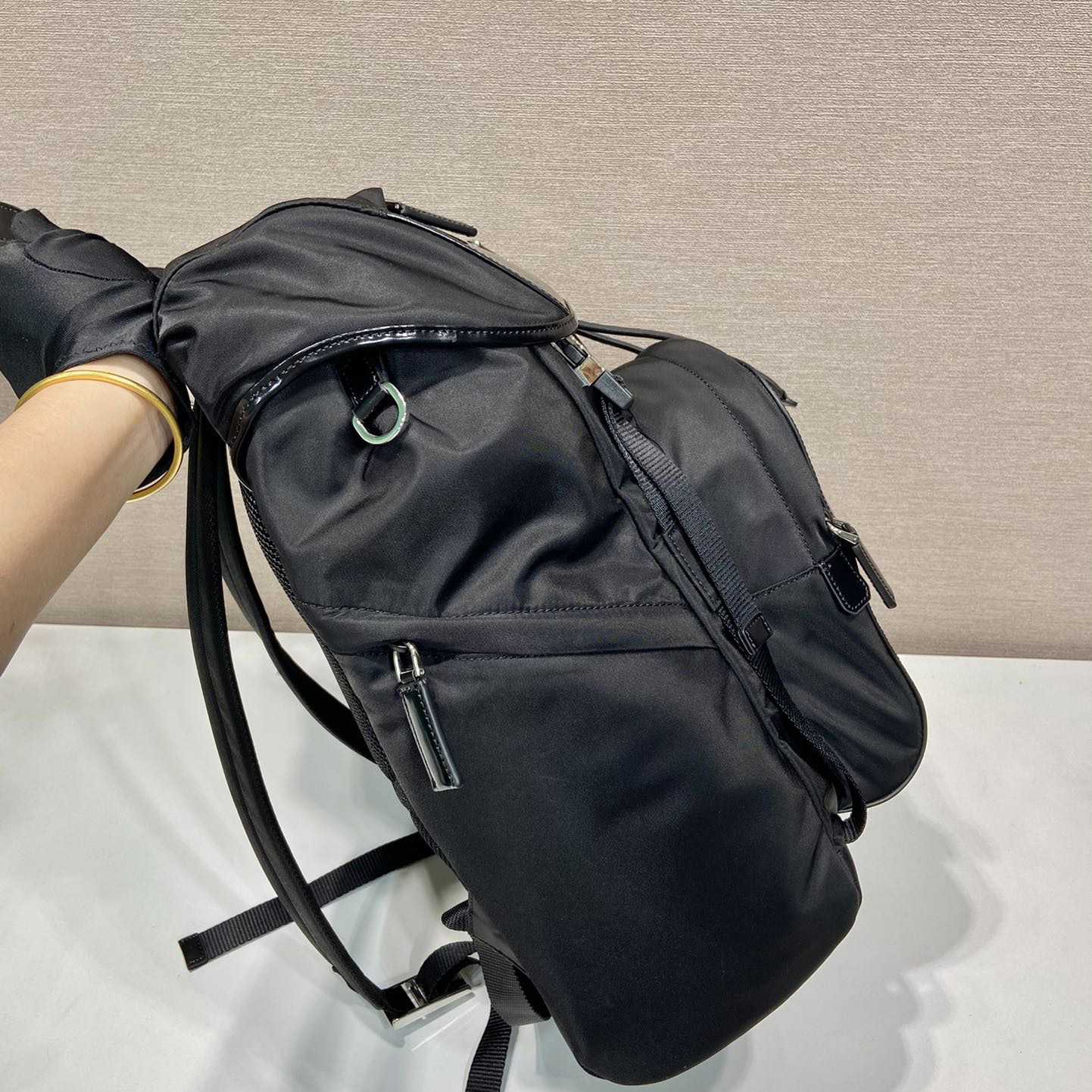 Prada Re-Nylon And Brushed Leather Backpack - EUR FASHION