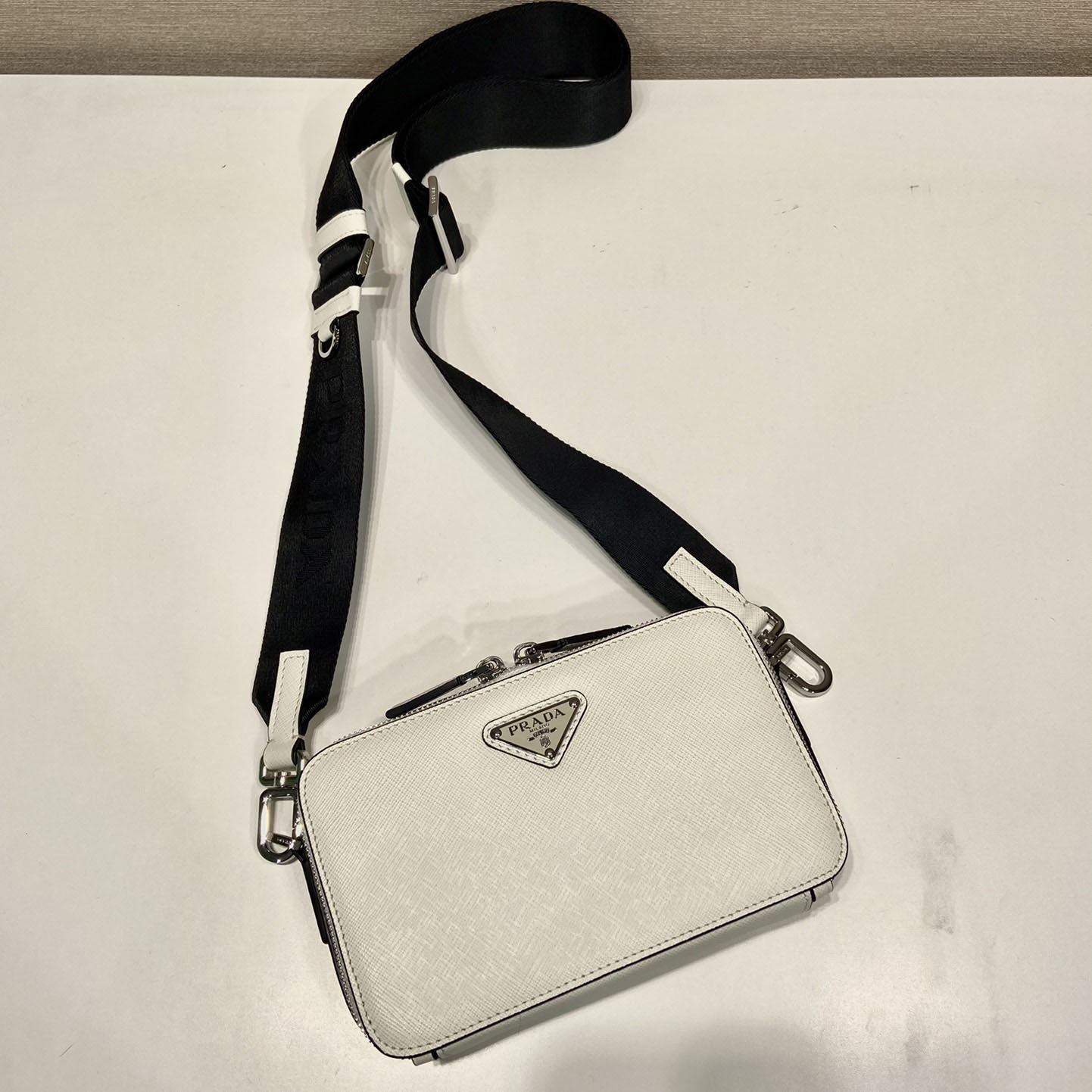 Prada Brique Saffiano Leather Bag - EUR FASHION