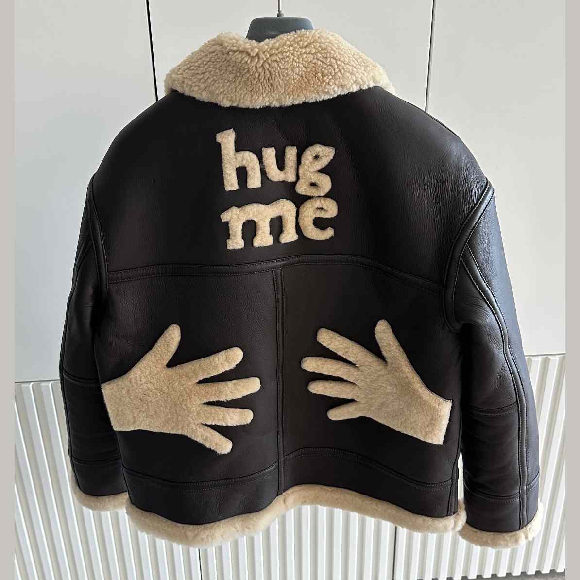 Moschino 'Hug Me' Leather Jacket - EUR FASHION