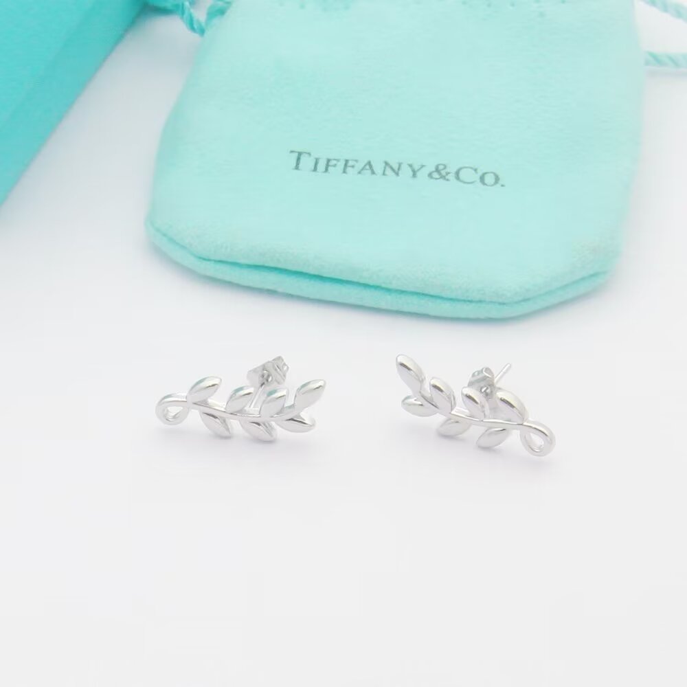 Tiffany&CO Olive Leaf Climber Earrings - EUR FASHION