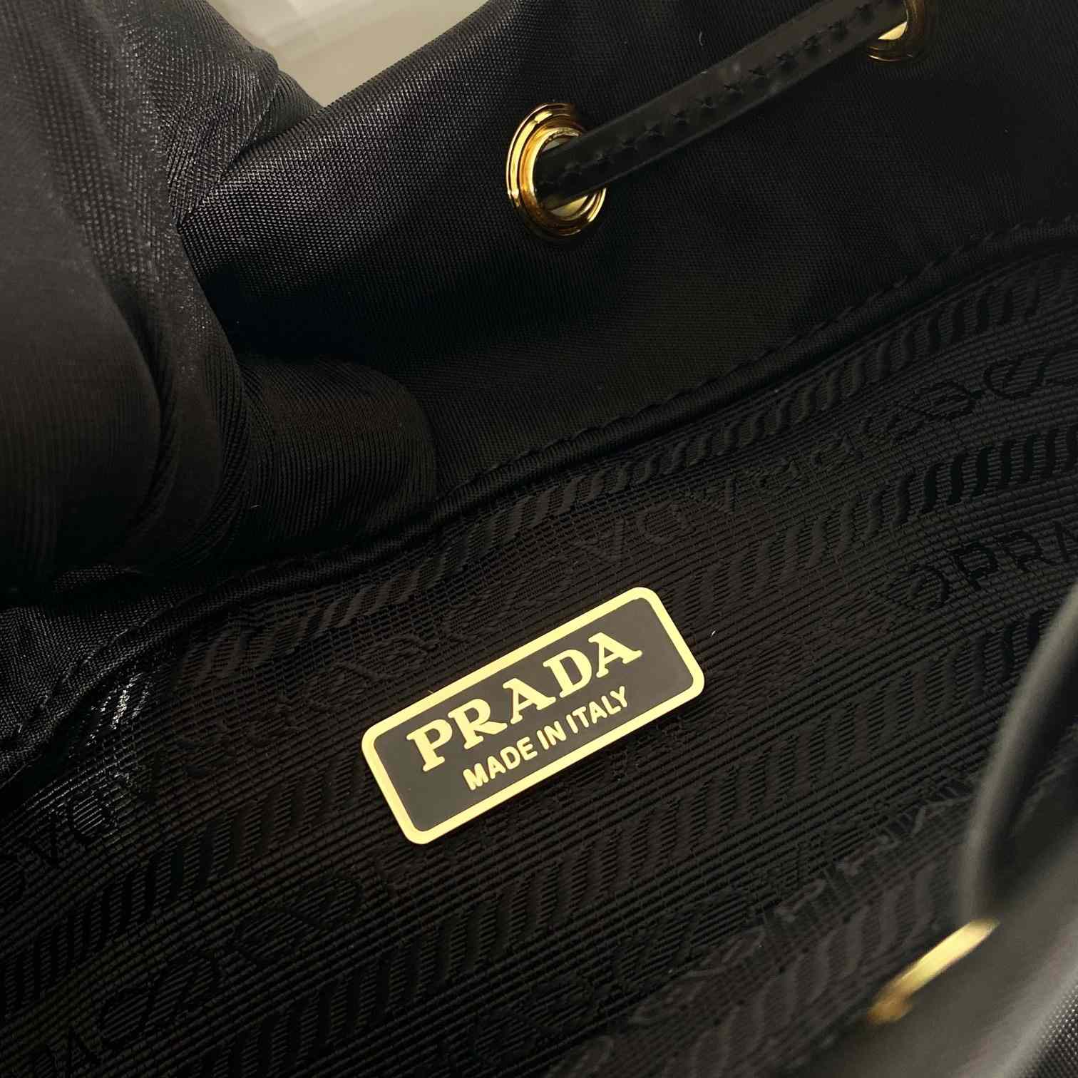 Prada Duet Re-Nylon And Brushed Bucket Bag - EUR FASHION