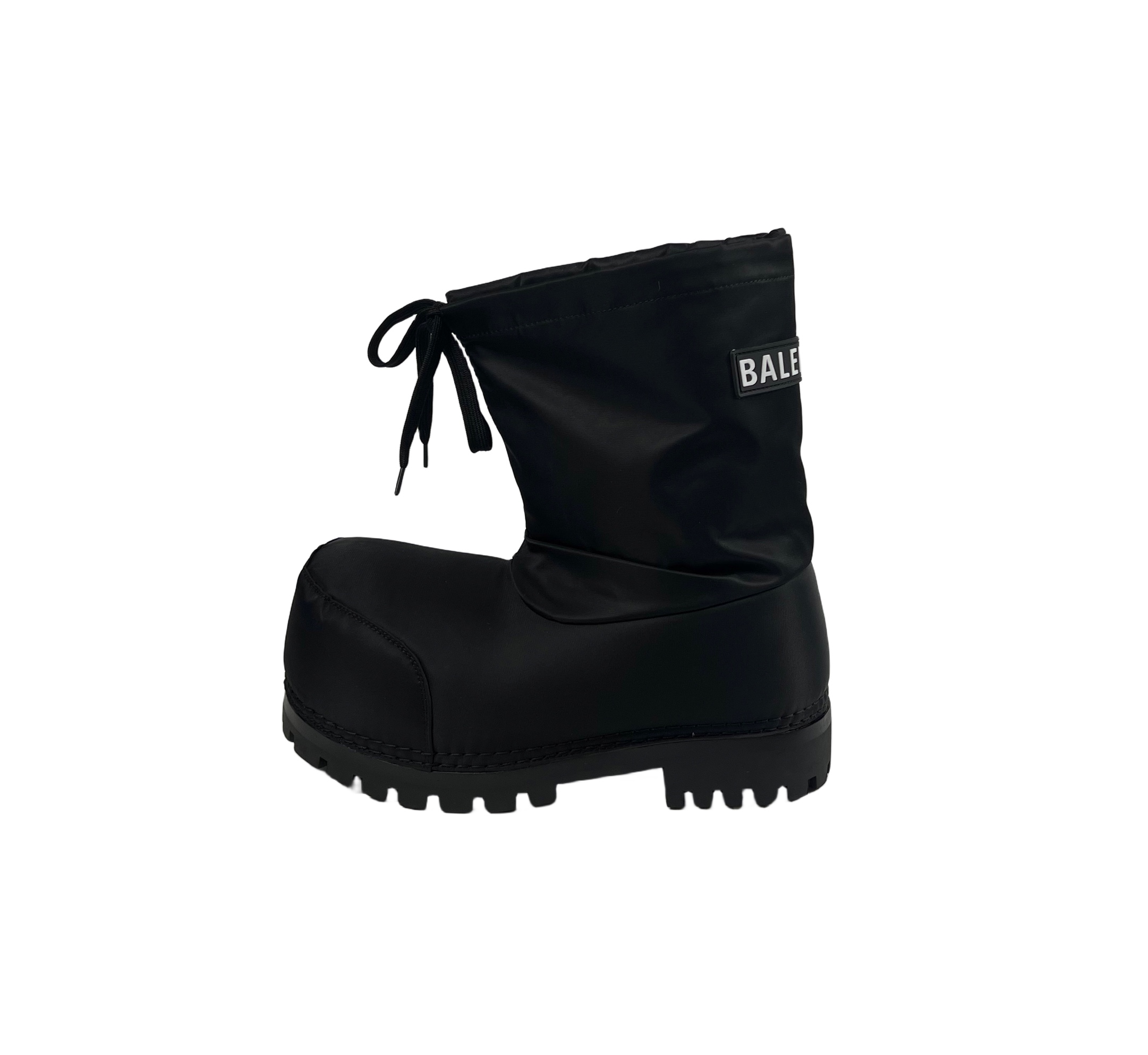 Balenciaga Alaska Low Boot In Black Nylon - EUR FASHION