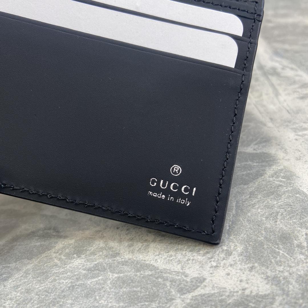 Gucci GG Rubber-effect Bi-fold Wallet - EUR FASHION