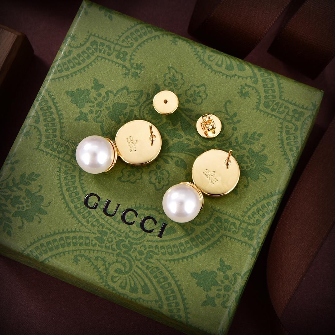 Gucci Blondie Pearl Earrings - EUR FASHION