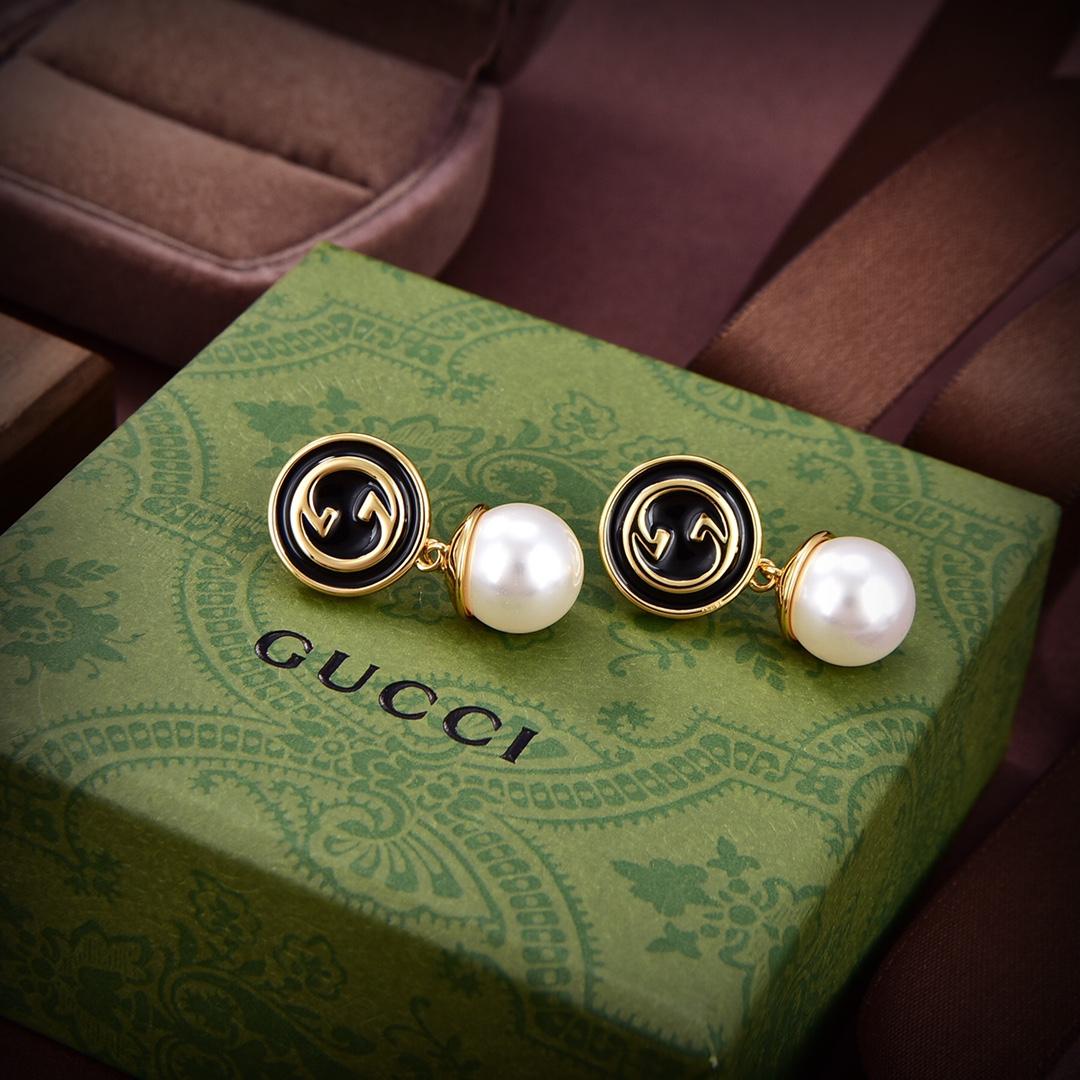 Gucci Blondie Pearl Earrings - EUR FASHION