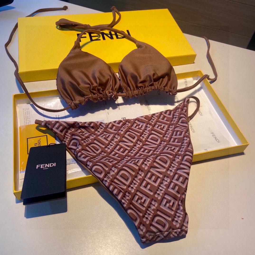 Fendi Logo Two-Pieces Bikini - EUR FASHION