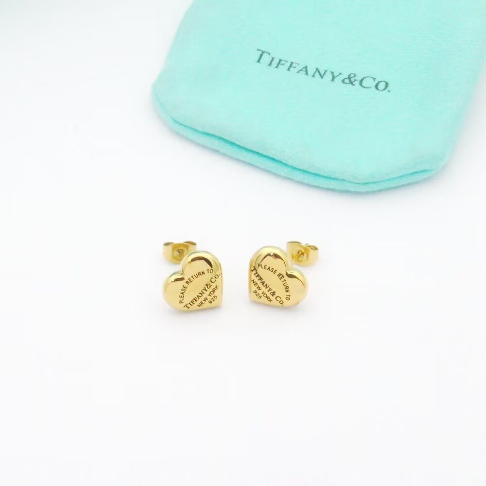 Tiffany&CO Full Heart Earrings - EUR FASHION