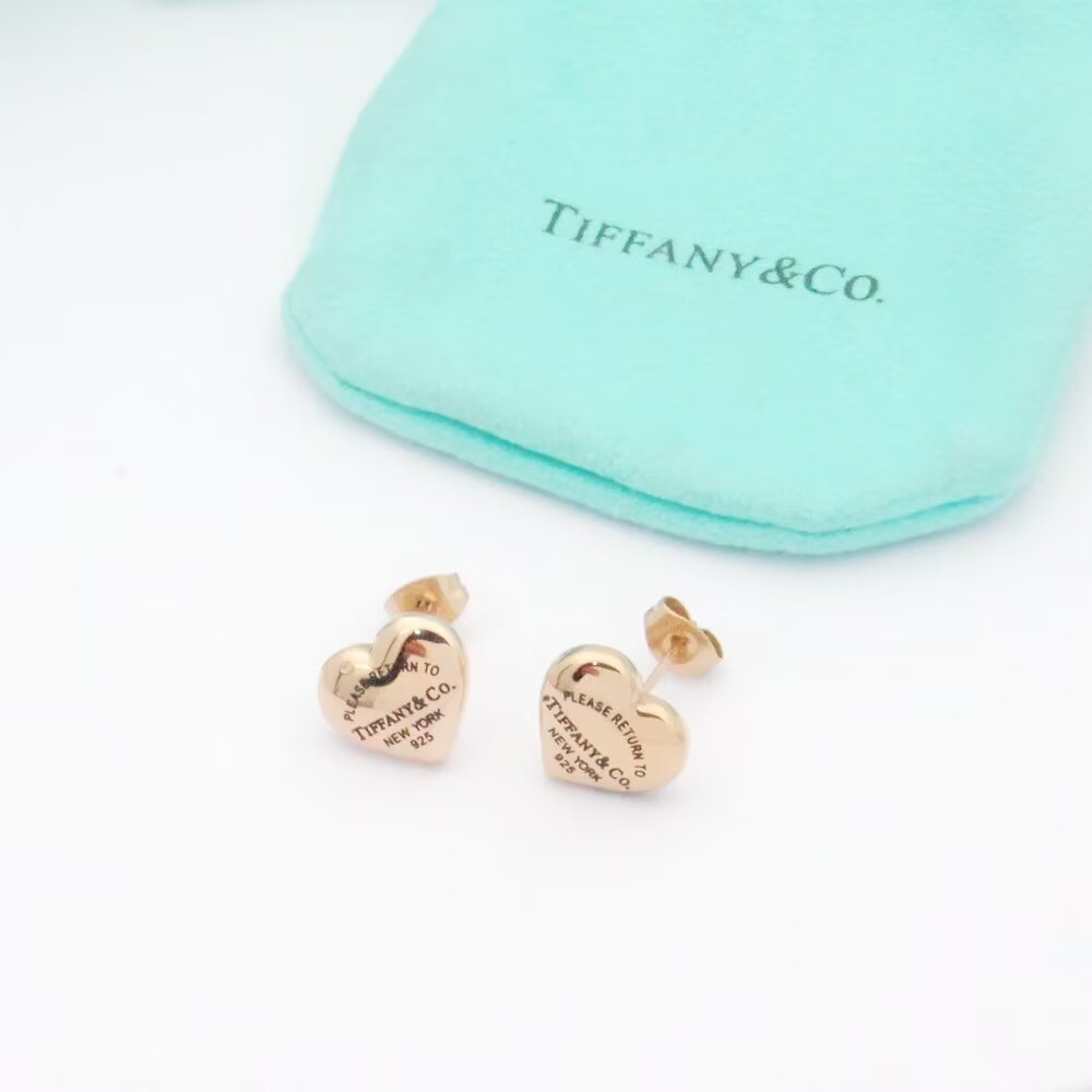 Tiffany&CO Full Heart Earrings - EUR FASHION