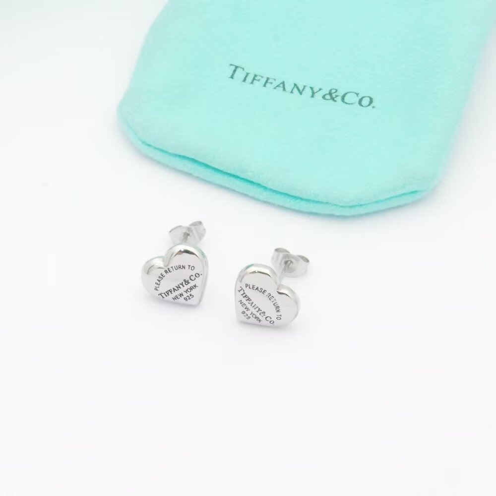 Tiffany&CO Full Heart Earrings - EUR FASHION