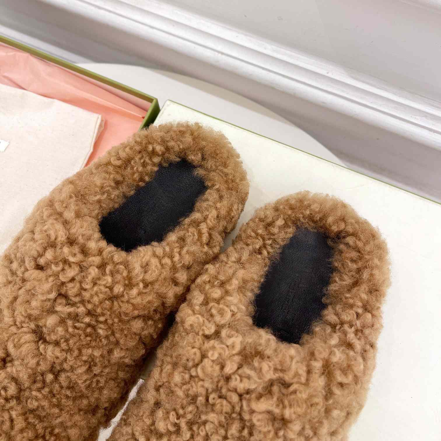 Marni Lamb Fur Mules - EUR FASHION