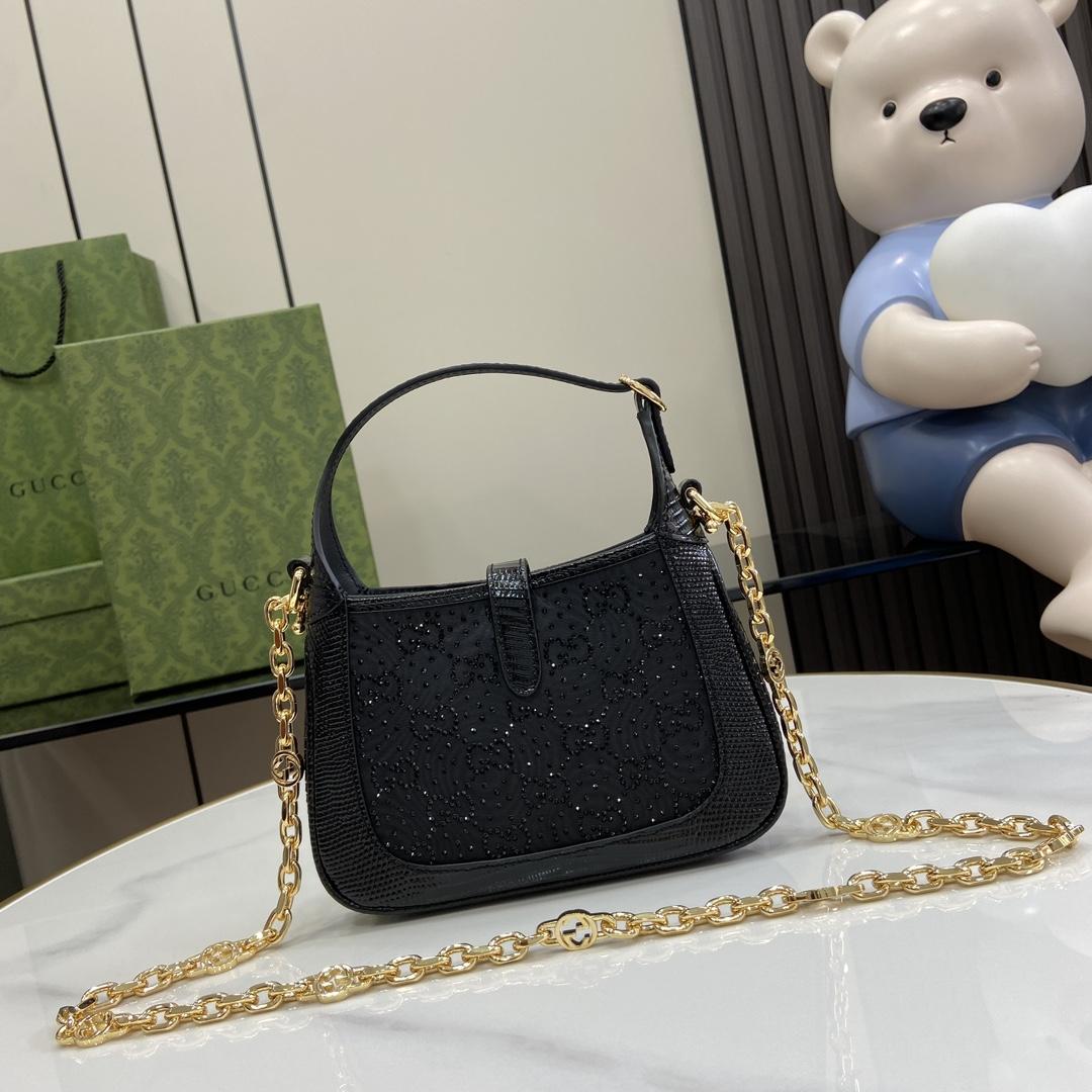 Gucci Jackie 1961 GG Crystal Mini Bag - EUR FASHION