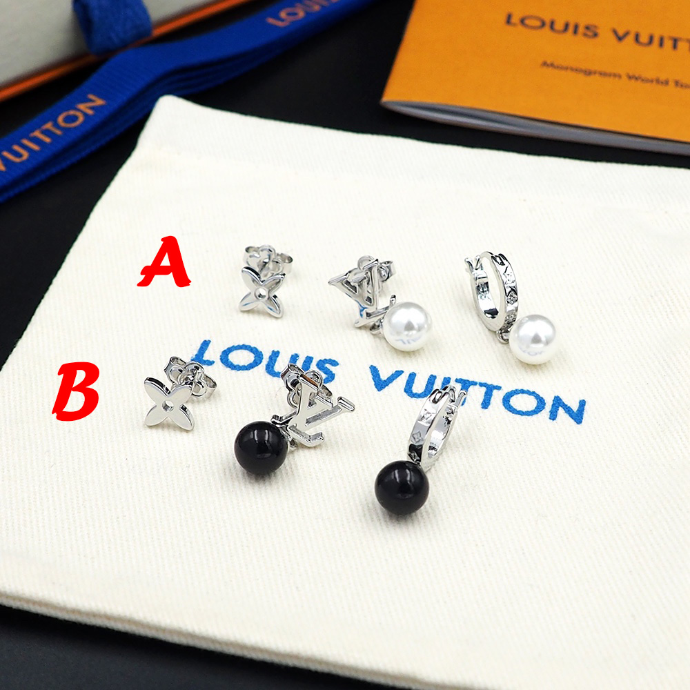 Louis Vuitton Monogram Pearls Earrings - EUR FASHION