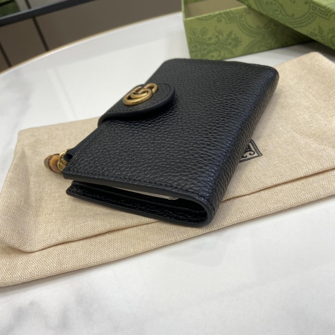 Gucci Medium double G Wallet With Bamboo - EUR FASHION