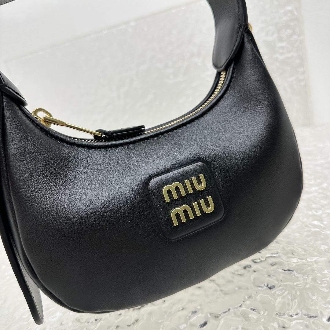 Miu Miu Leather Hobo Bag - EUR FASHION