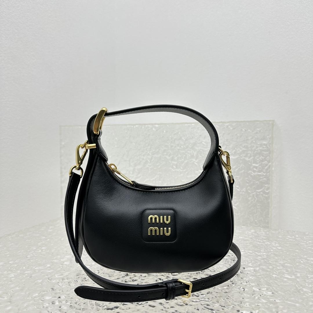 Miu Miu Leather Hobo Bag - EUR FASHION