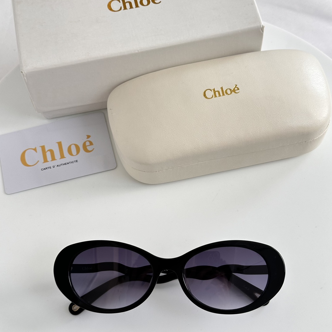 Chloe Eyewear Oval Frame Sunglasses   CH0088S - EUR FASHION