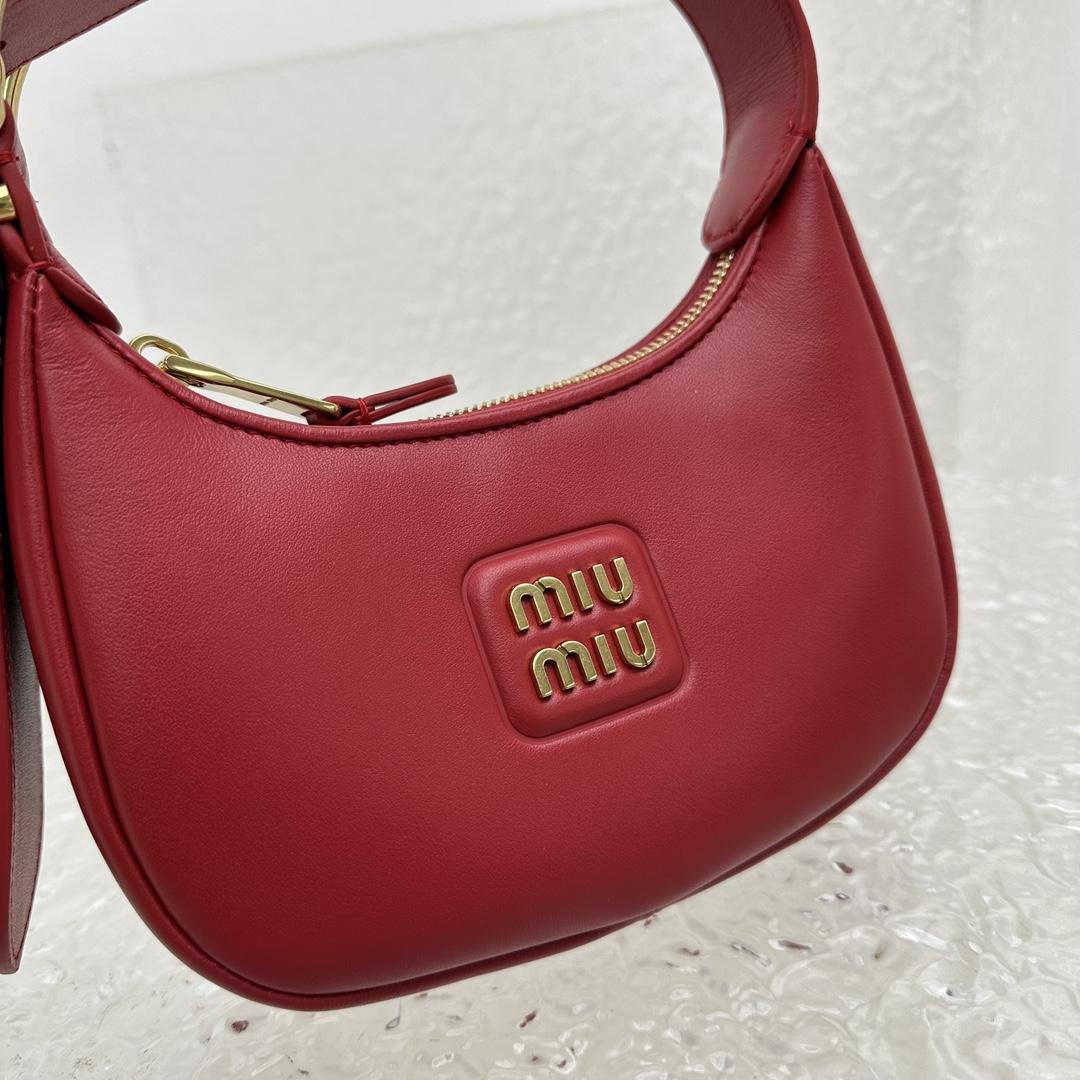 Miu Miu Leather Hobo Bag - EUR FASHION